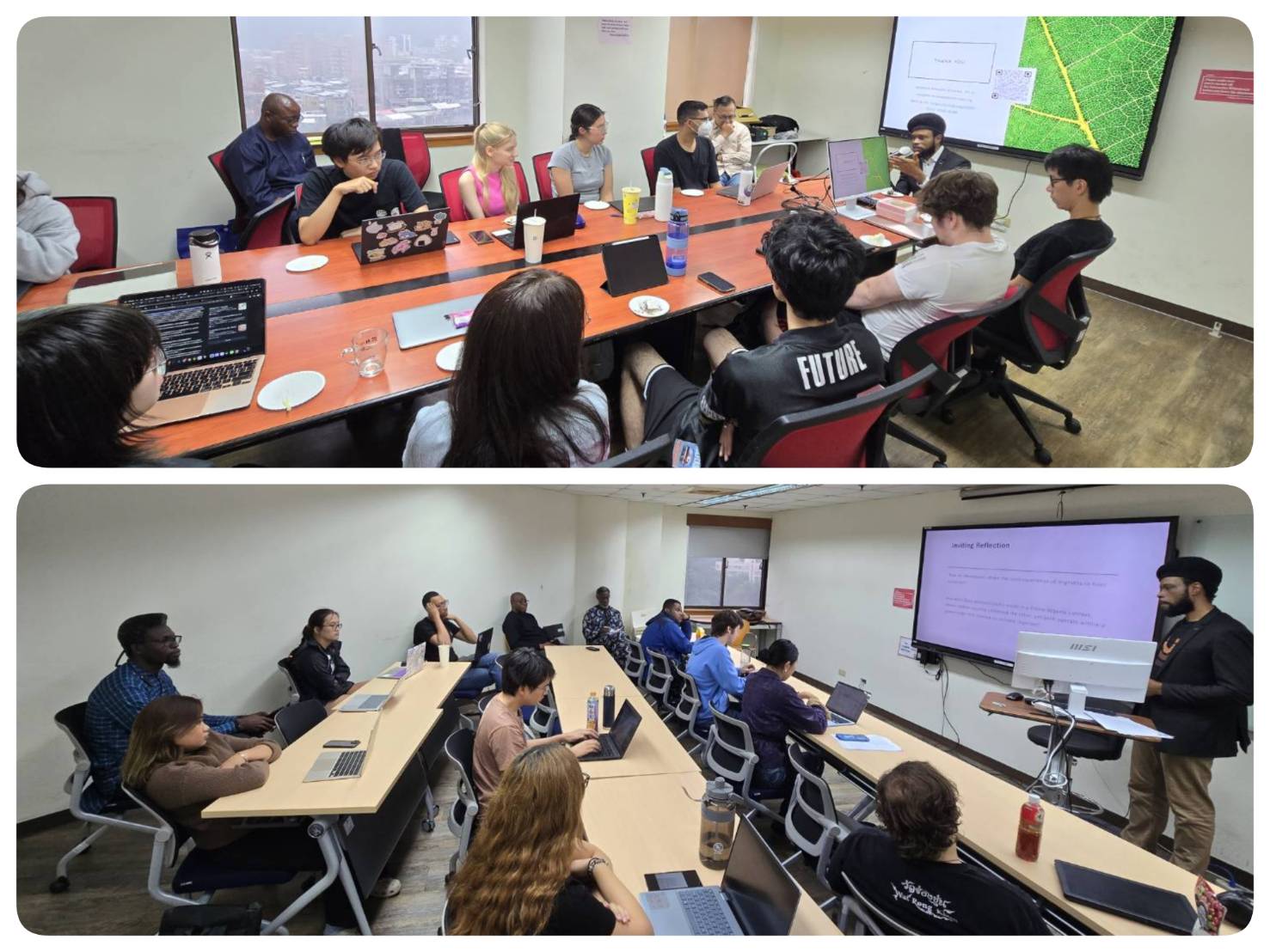 The Nigerian scholars delivered two lectures at IMAS